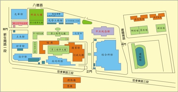 校園導覽圖,請點選即可放大