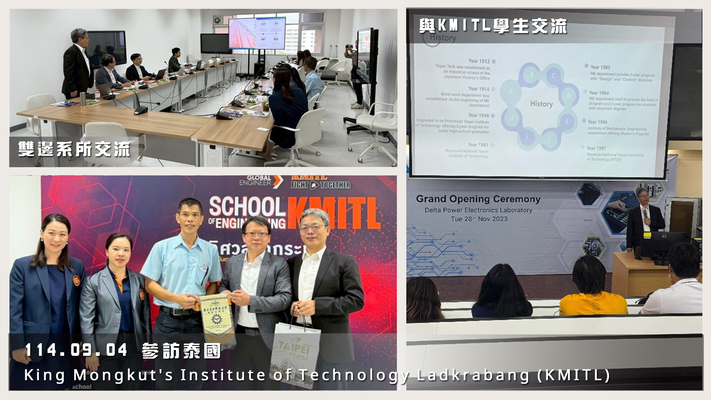 September 4, 2025 – Visit to King Mongkut's Institute of Technology Ladkrabang (KMITL), ThailandImage